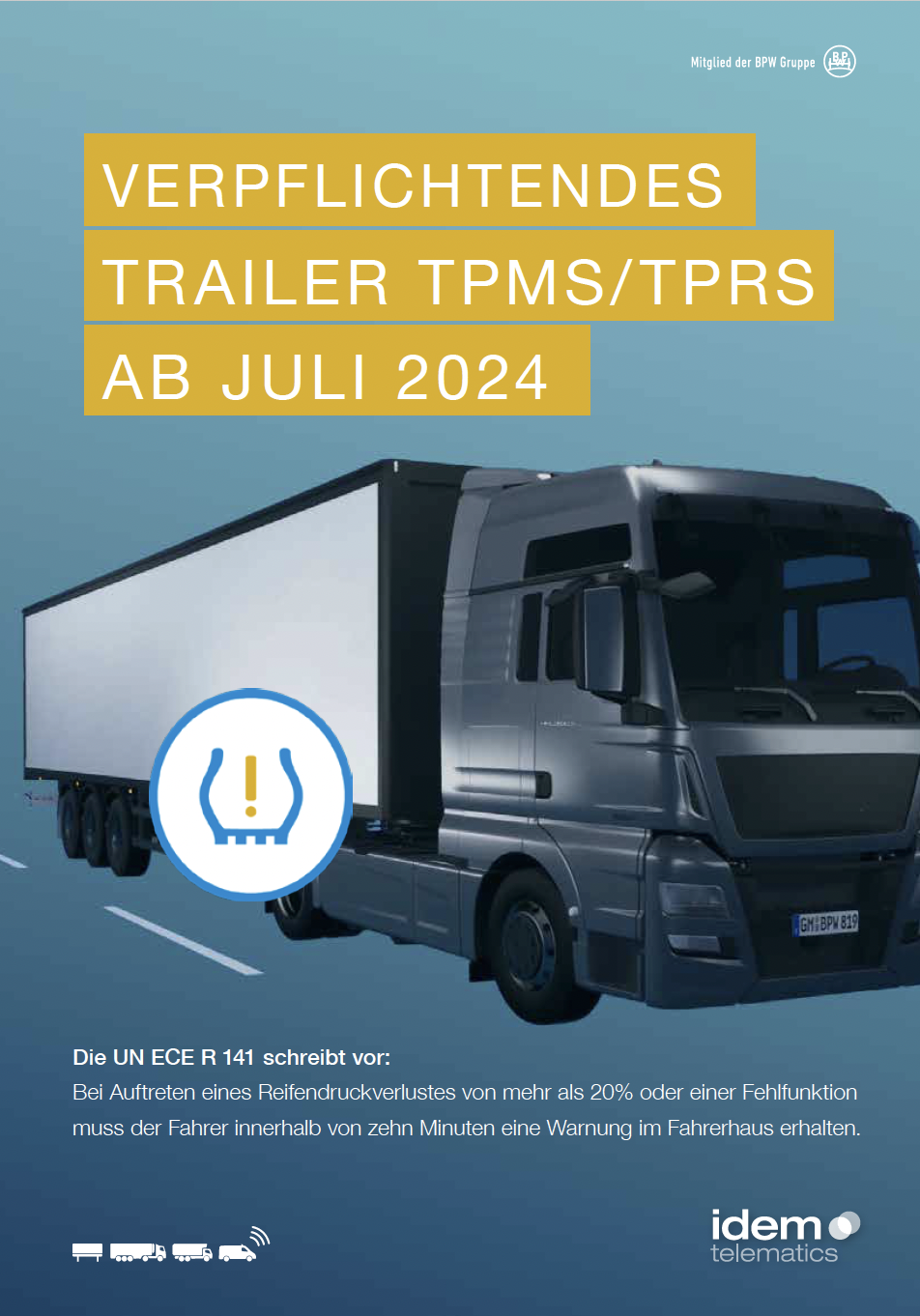 broschuere  verpflichtendes Trailer TPMS/TPRS ab Juli 2024