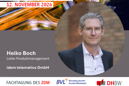 Presentation by Heiko Boch at Transport Excellence Day 
